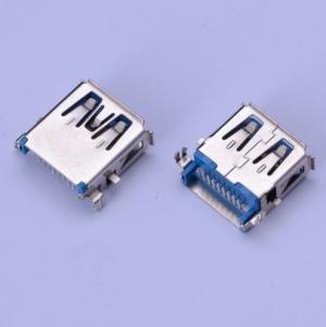 dip 90 MID mount H3.5mm A Female USB 3.0 connector  KLS1-3025